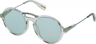 Trussardi Womens STR213512GNG 51 Sunglasses - Dark Green - One Size