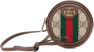 Gucci Pre-owned Gucci Mini GG Supreme Ophidia Round Neck Pouch Ladies 625552 534563