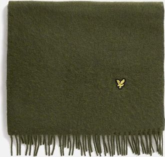 Lyle & Scott Lyle And Scott Mens Plain Scarf - Green - Size: ONE size