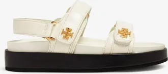Tory Burch Kira Sport Leather Sandals, Size 8.5