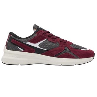 HUGO BOSS Heren Owen Runn Su&egrave;de Sneakers (Rood)