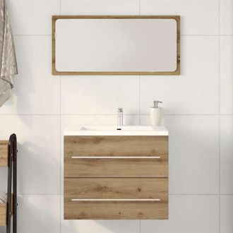 vidaXL Mobile Lavabo Bagno Artigianale 60x38,5x48 cm Legno Multistrato - Vidaxl