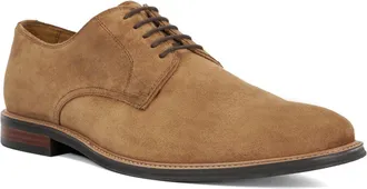 Dune London Mens Stanley - Smart Lace-Up Shoes - Camel Suede - Size UK 10