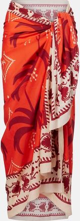 Johanna Ortiz Dance Of printed cotton beach cover-up