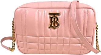 Burberry Pre-owned Vintage Shoulder Bag - Dames - Vintage Schoudertas - Roze - ONE Size - Leer - Vintage