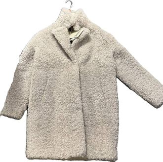 Herno Womens Teddy Jacket In Oatmeal