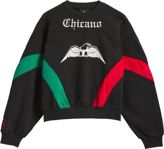 adidas x Willy Chavarria Bball Fleece Crewneck Sweatshirt Asia Sizing Black KF3196