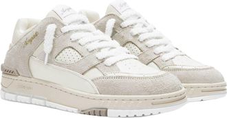 Axel Arigato Womens Sneakers Area Lo Fluffy White-Beige-Grey Beige-Beige Upper: Suede Leather Trainers Beige/beige