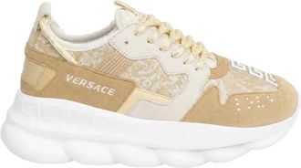 Versace Schoenen - Dames - Sneakers - Beige - 37 EU - Schoenen