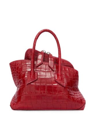 The Attico Red La Passeggiata Mini Satchel