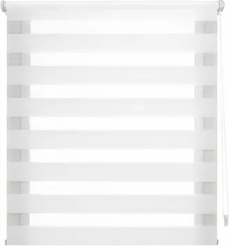 Blindecor Indus Sensa attrezzi Tenda a rullo a doppio strato senza perforazione Colore Bianco sporco 52 x 180 cm (Larghezza x Altezza) Dimensioni del tessuto