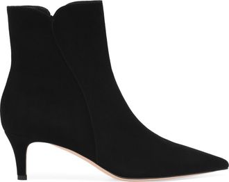 Gianvito Rossi Levy 55 Booties in Black Suede at Nordstrom, Size 39.5