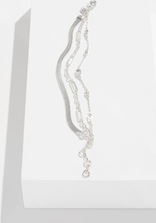 Talbots Delicate Layer Bracelet - Shiny Silver - 001 Talbots
