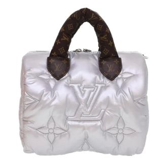 Louis Vuitton Pre-owned Nylon Handtas - Dames - Pre-owned - Grijs - Maat: ONE Size Nylon