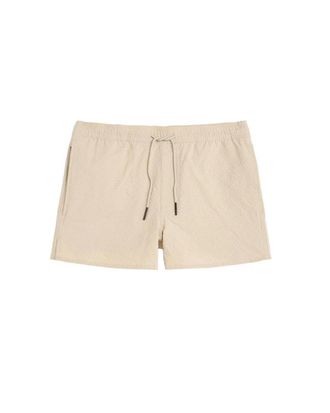 OAS Mens Calo Pull-On Swim Shorts In Beige