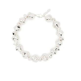 Federica Tosi Necklaces, female, Gray, Size: ONE SIZE Sculptural-link Necklace