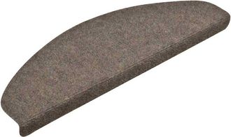 vidaXL Vidaxl - Stair Mats Self-adhesive 30 pcs 65x21x4 cm Beige Half Round Large