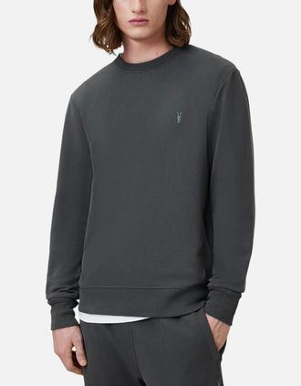 AllSaints Allsaints Mens ALL SAINTS Reven Mens Sweatshirts Jumper - Grey - Size: 2XL