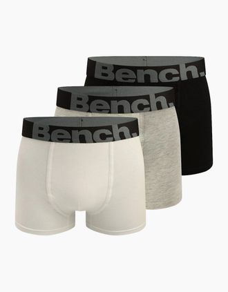 Bench Mens Conan 3 Pk Box - White - Size: 32/33/32