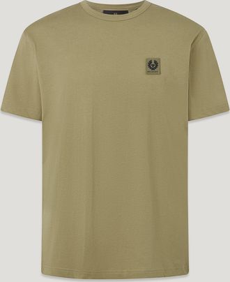 Belstaff T-shirt Mens Cotton Jersey Fatigue Green Size 2XL