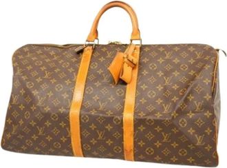 Louis Vuitton Vintage, unisex, Bruin, ONE Size, Pre-owned Weekendtas