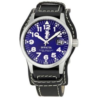 Invicta I Force Black Leather Mens Watch 6104