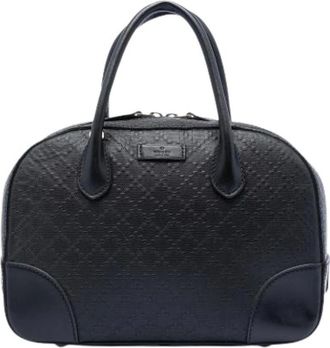 Gucci Pre-owned Handbags, female, Black, Size: ONE SIZE Pre-owned The Bright Satchel