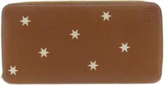 Loewe Pre-owned Wallets, female, Brown, Size: ONE SIZE Pre-owned Leather wallets