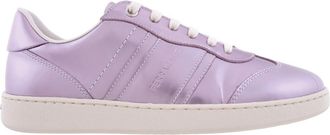 Ferragamo Garda Low-Top Sneaker With Logo, Size 6.5