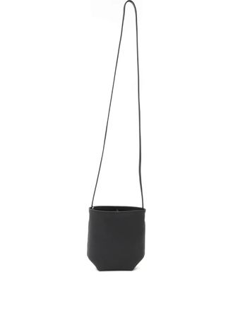 The Row mini N/S Park leather crossbody bag - women - Calf Leather - OS - Black