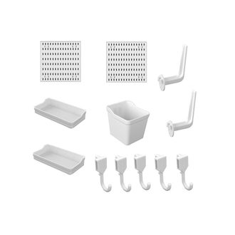 OEM Organizador De Pared Combinado Con Agujeros Y Azulejos, Kit De Almacenamiento De Pared, Organizador De Cocina, Kit De Almacenamiento De Pared
