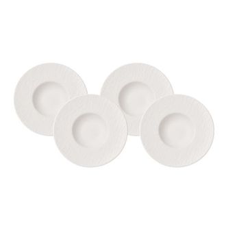 Villeroy & Boch Manufacture Rock Pasta Bowl Set of 4 in White at Nordstrom