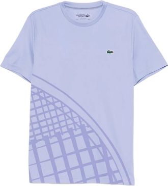 Lacoste logo-appliqué performance T-Shirt - men - Polyester - 4 - Blue