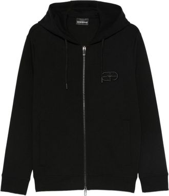 Emporio Armani Black Logo Hoodie