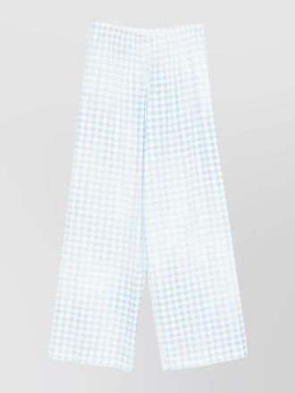 Ermanno Scervino gingham wide-leg trousers