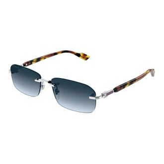 Gucci Zonnebril - Heren - Zonnebrillen - Grijs - 56 MM - Accessoires