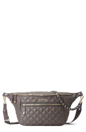 MZ Wallace Crossbody Belt Bag in Medium Grey at Nordstrom