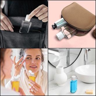 No Brand 20 Botellas De Pl&aacute;stico Transparente Con Tapa Abatible Y Dispensadores De Pet De 60 Ml, Reutilizables, Vac&iacute;as Y F&aacute;ciles De Usar, Ideales Para Viajes Y