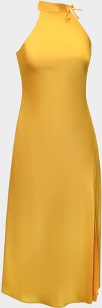 Hutch Mari Sleeveless Halter Midi Dress