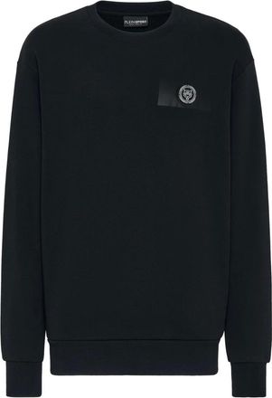 Plein Sport Heren, Sweatshirts & Hoodies, Zwart, Maat: 2XL Katoen