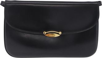 Bally Vintage Leather Leather Shoulder Bag Bag (Pre-Owned)