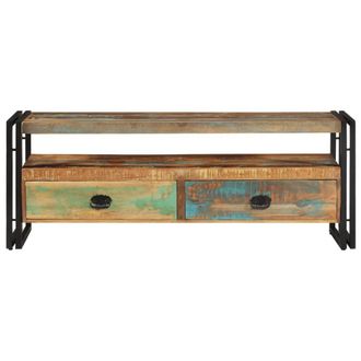Berkfield Home TV Cabinet Solid Reclaimed Wood