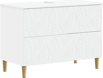 vidaXL Mueble De Lavabo Para Ba&ntilde;o Delft Blanco 82 X 41 X 59 Cm Vidaxl