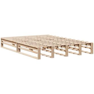 vidaXL Bed Frame without Mattress 120x200 cm Solid Wood Pine Vidaxl