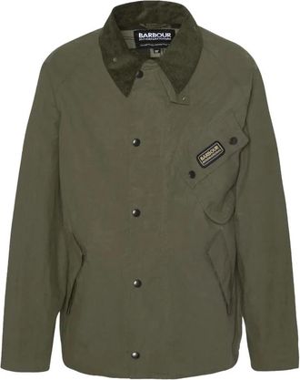 Barbour Casual A7 Pacemaster Jas in Dusky Green - Heren - Zomerjassen - Groen - M - Katoen - Jassen