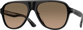 Oliver Peoples OV5581SU Paul Newman Sun Polarized 1492GN Mens Sunglasses Black Size 57
