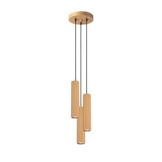 OEM L&aacute;mpara Colgante &Aacute;mbar 3 Gu10 Oro Alu Lumilo 15.675.57