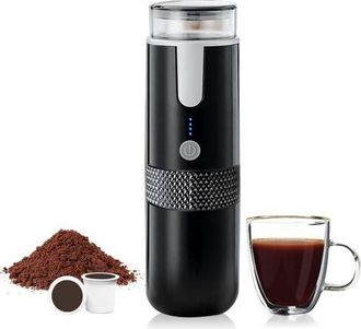 OEM Cafetera Port&aacute;til Compatible Con C&aacute;psulas K-cup. Para Caf&eacute; Molido. Cafetera De Mano Con Control Manual, Ideal Para Acampar Y Hacer Senderismo
