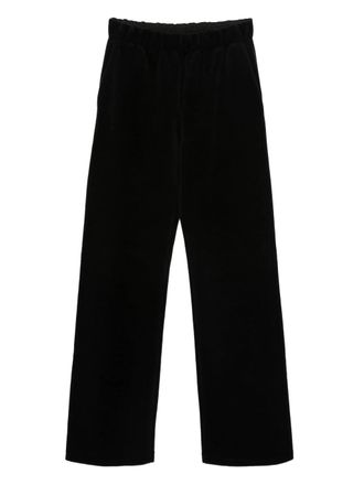 Golden Goose Wide-Leg Cotton Blend Jogging Star Pants