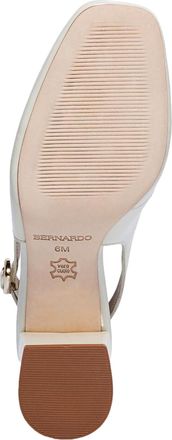 Bernardo Alexia Slingback Pump Eggshell ALEXIA-EGGSHELL Womens